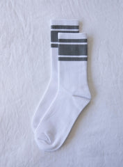 Track Star Socks White / Grey