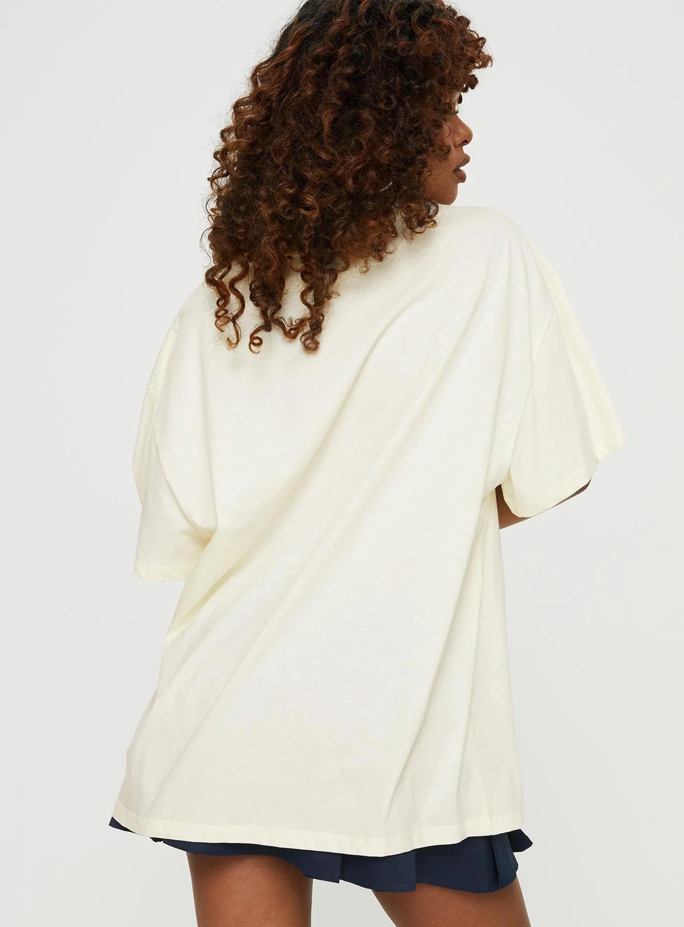 Love Languages Oversized Tee Yellow