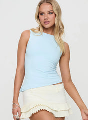 Wonderful World Top Baby Blue