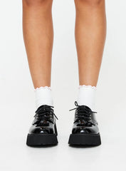 Louisa Flats Black