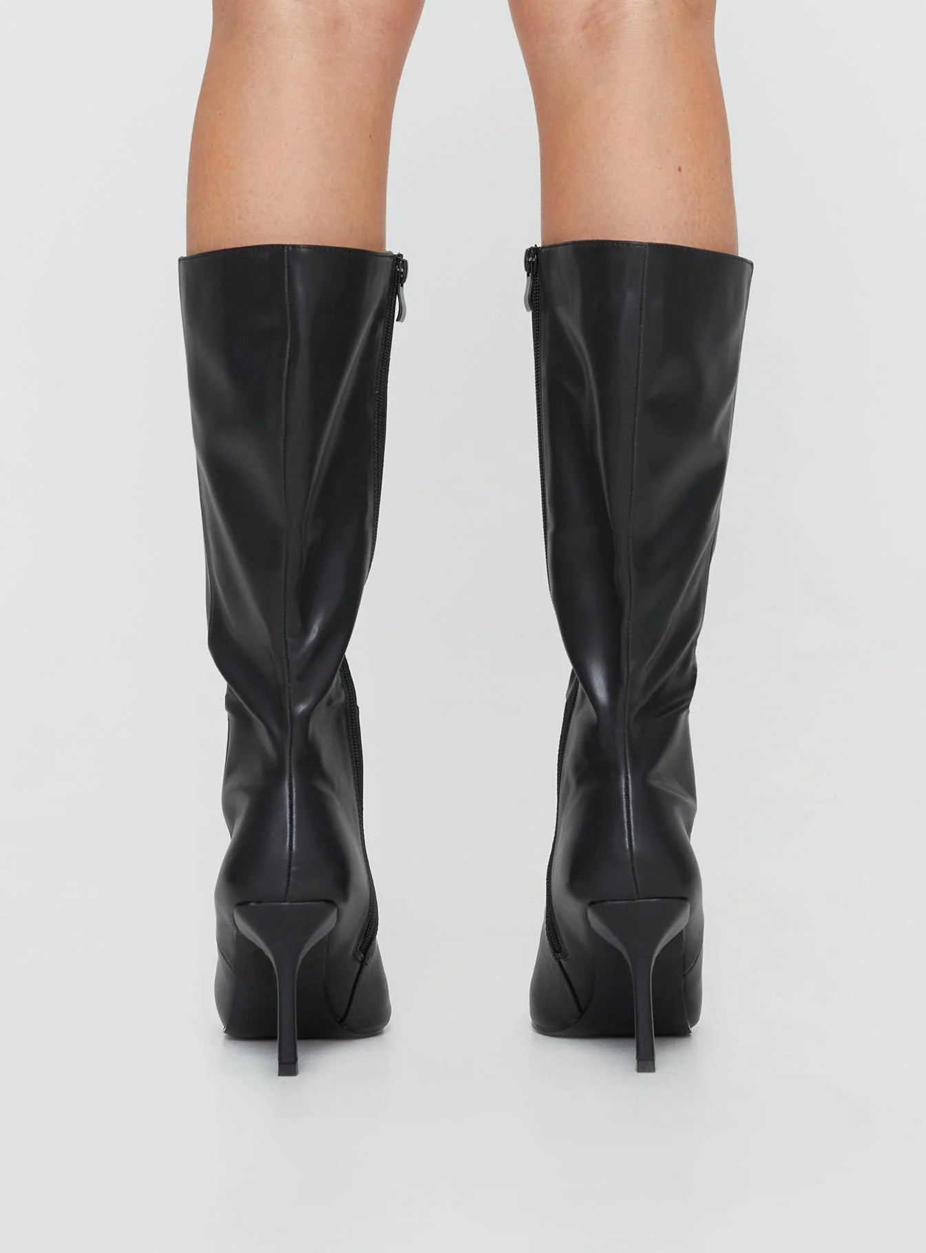 Elodiee Knee High Boots Black