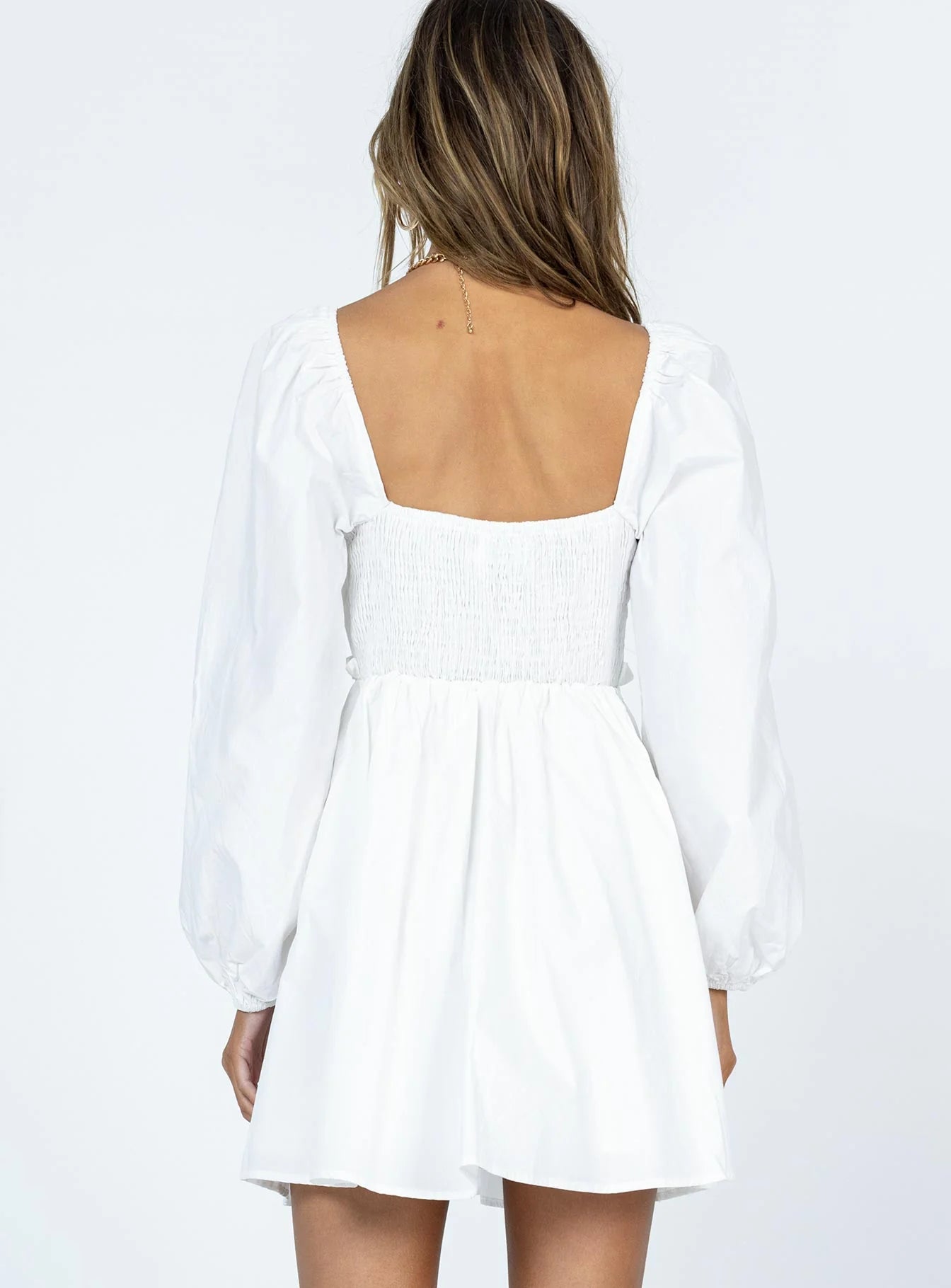 Skylark Mini Dress White