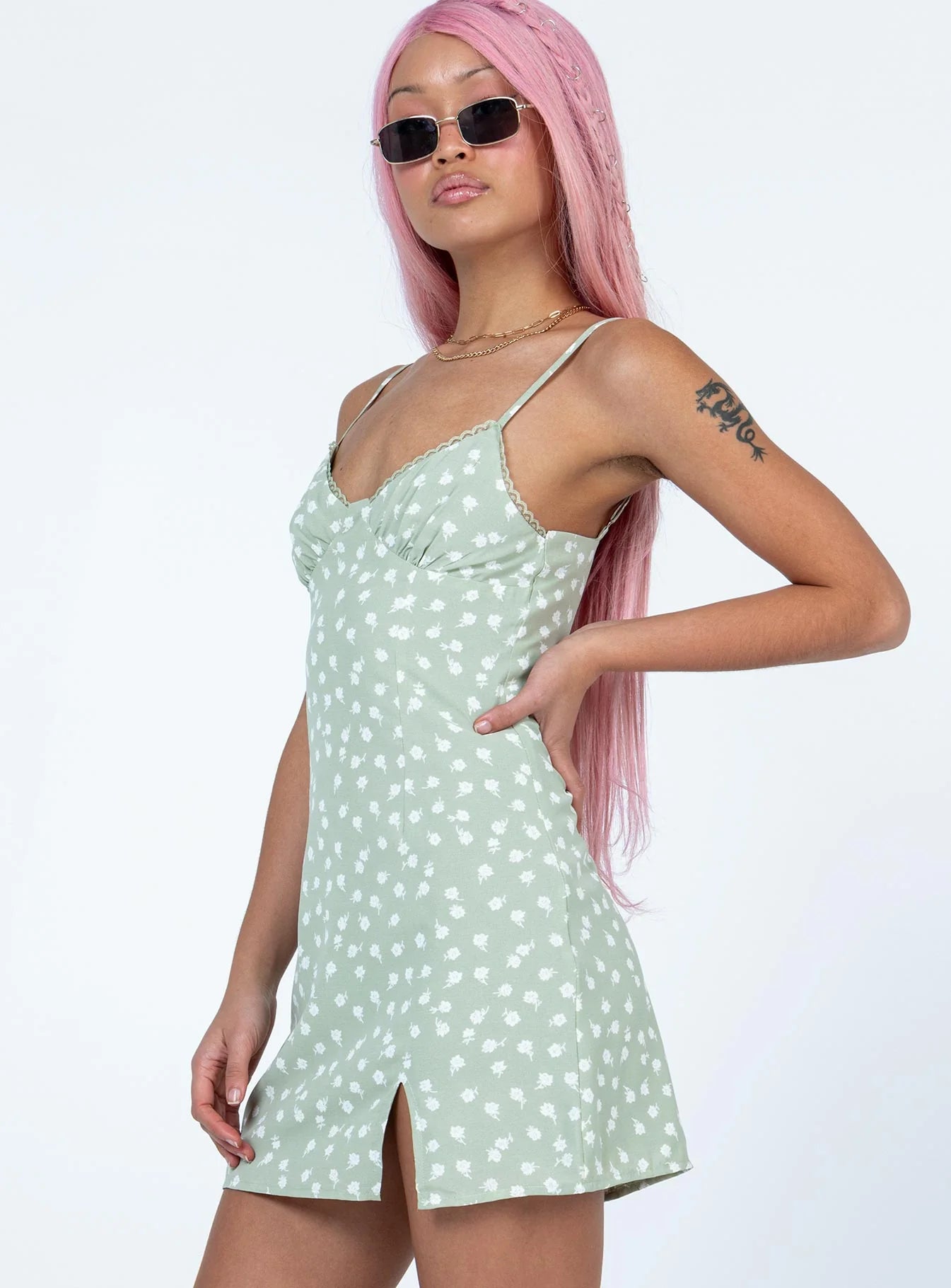 Remia Mini Dress Green