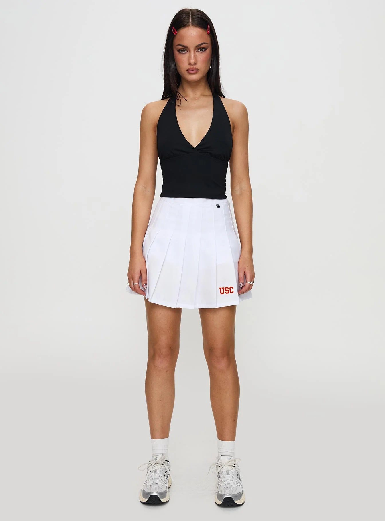 USC Tennis Skort White