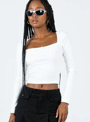 Kaffia Top White