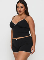 Slow Start Jersey Sleep Short Black Curve