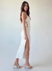 Maila Midi Dress White