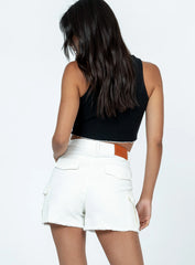 Wallace Cargo Short White