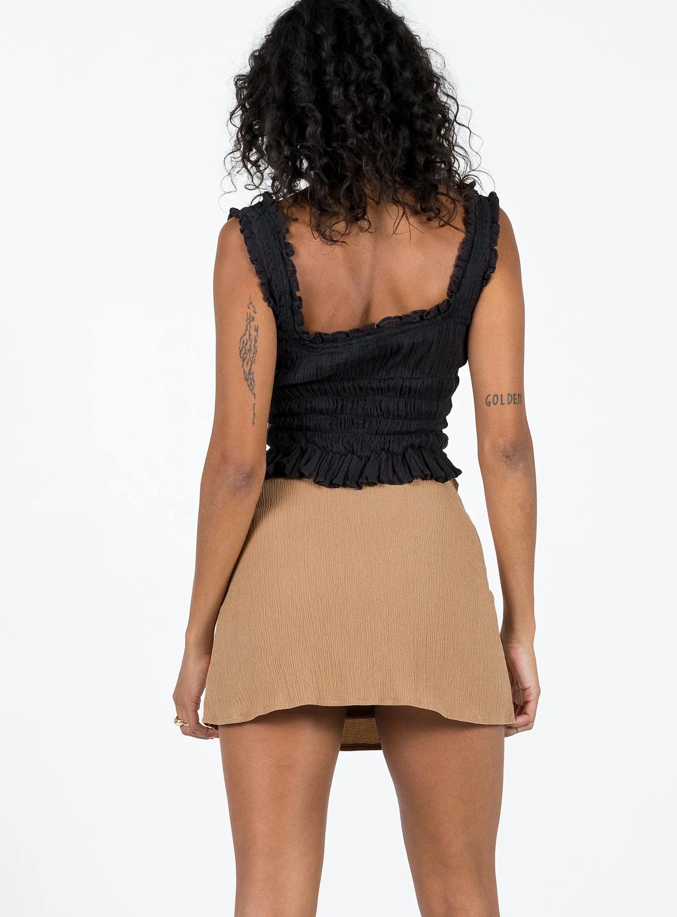 Buddy Mini Skirt Beige