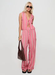 Gentle Vest Top Pink