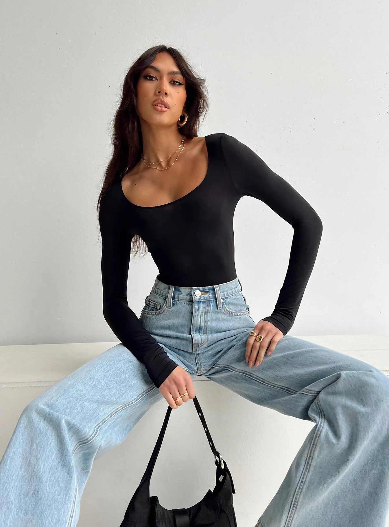 Malllard Bodysuit Black