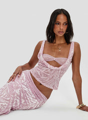 Delilah Top Pink