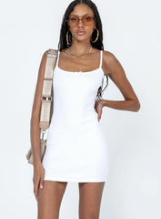 Katrina Mini Dress White
