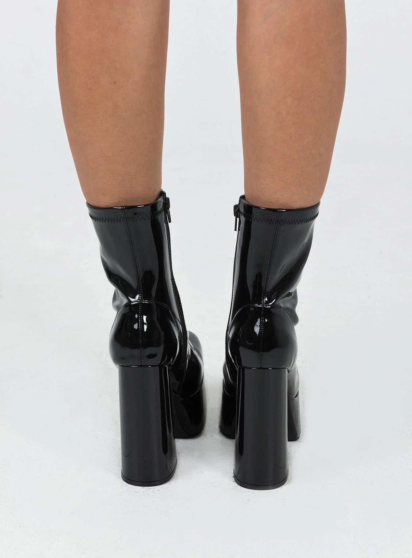 Libby Platform Boots Black