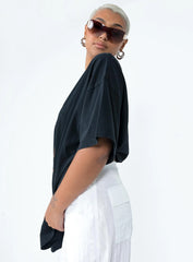 Taz Oversized Tee Black