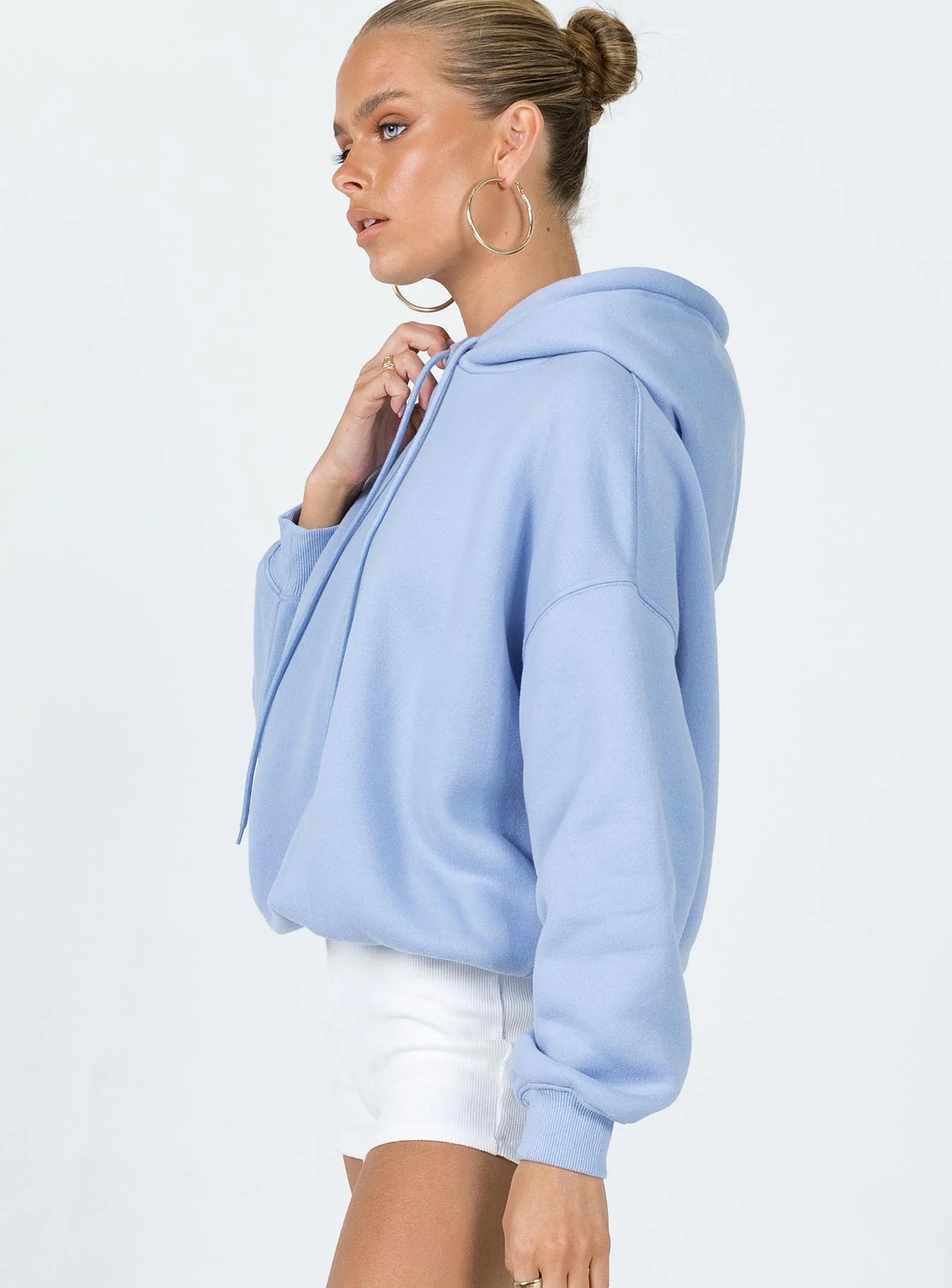 Love Yourself Hoodie Blue