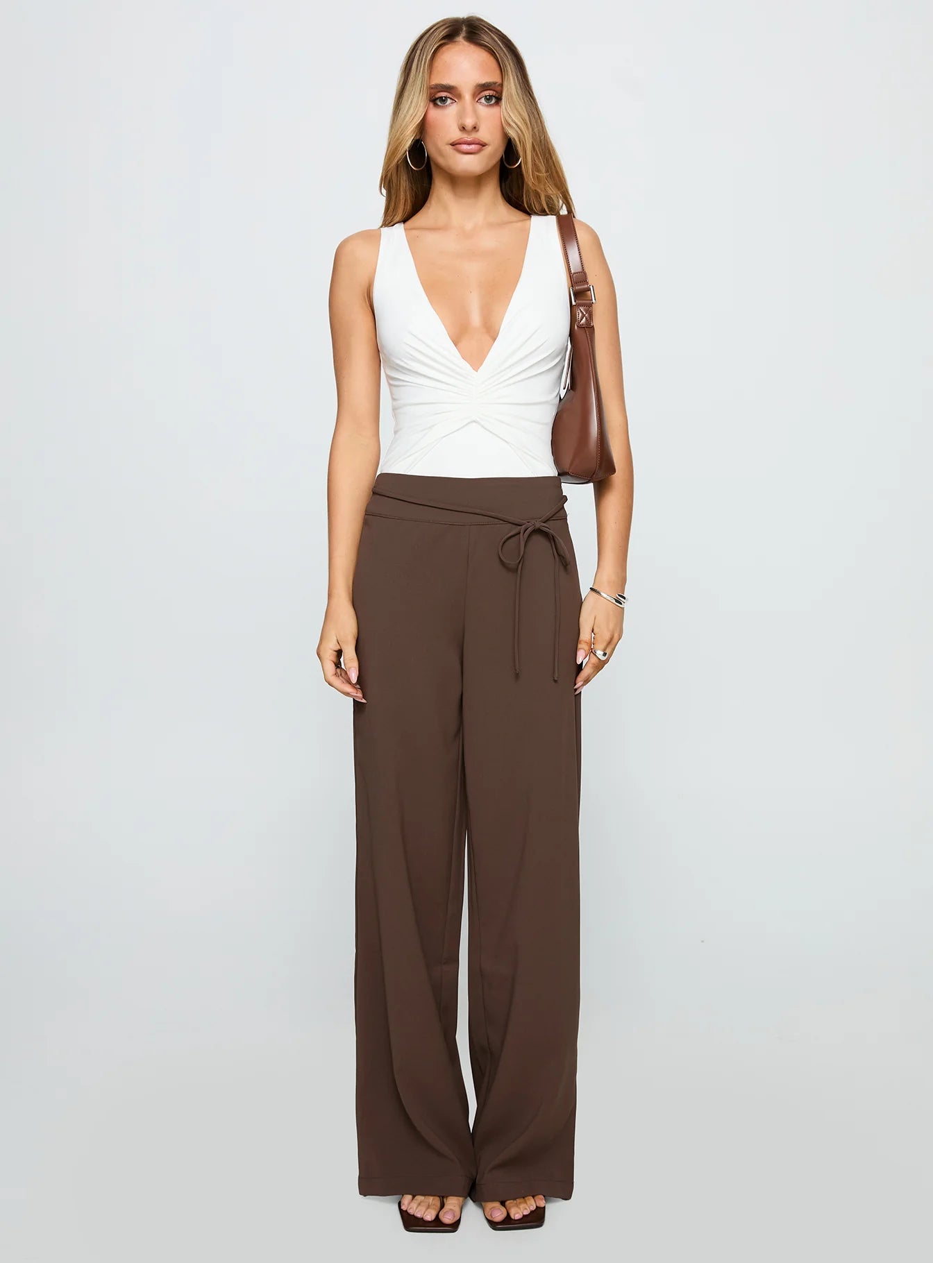 Midnight In Paris Backless Bodysuit White