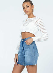 Stefania Denim Shorts Denim