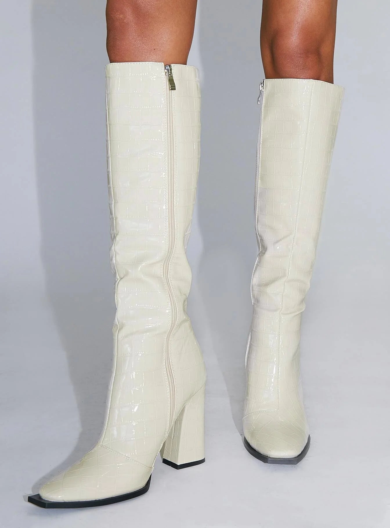 Mercury Boots Ecru