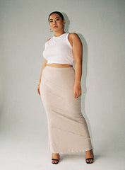 Classic Tank Top White Curve