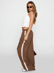 No Doubts Track Pant Brown