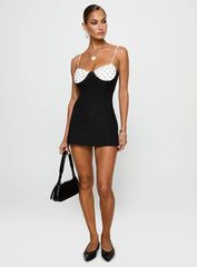 Evette Bodysuit Black / White
