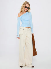 Beller Long Sleeve Top Light Blue