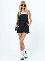 Kacey Short Overalls Black