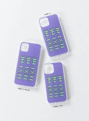 Text Me iPhone Case Blue / Green