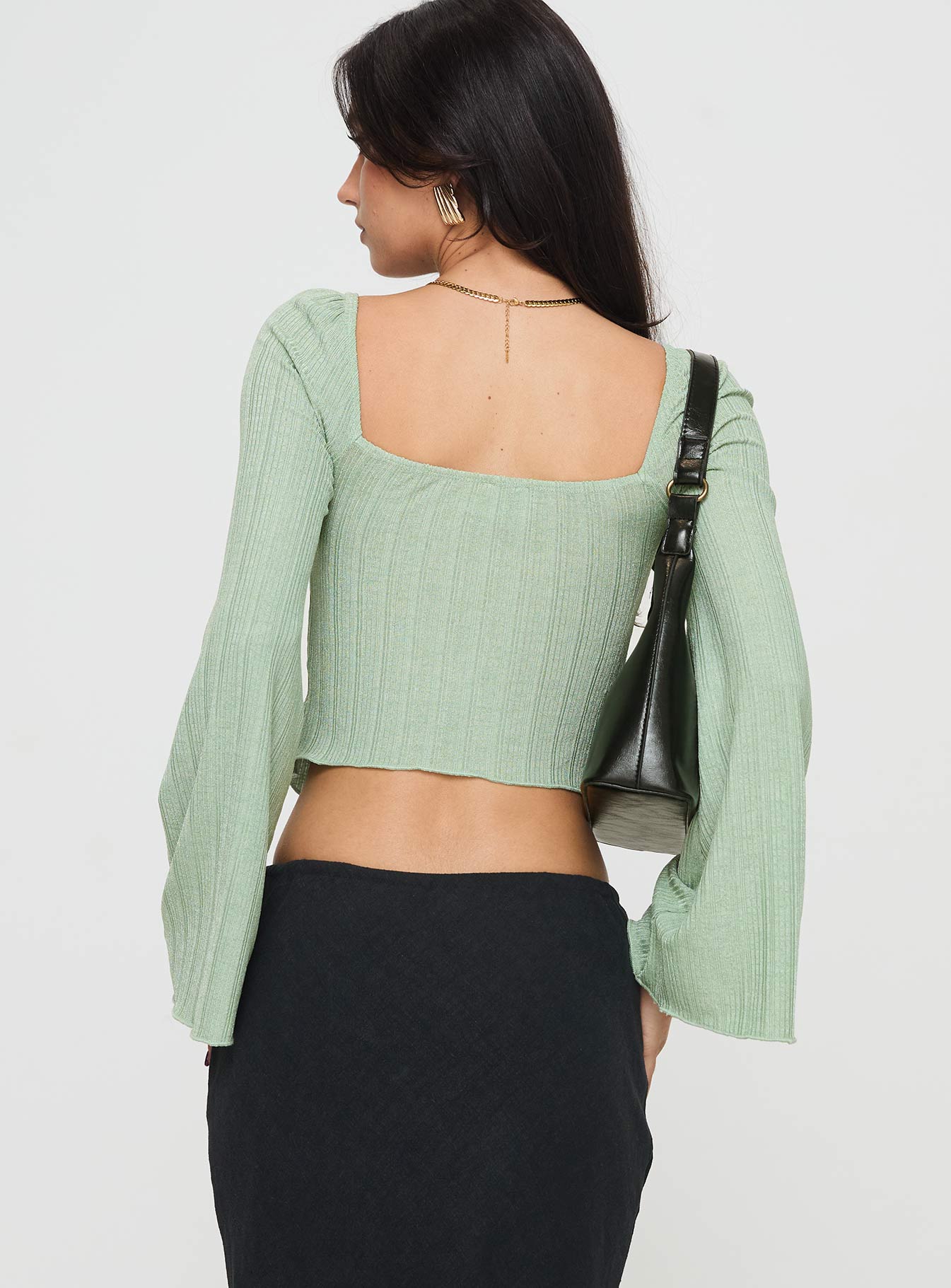 Mani Long Sleeve Top Green