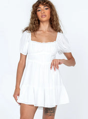 Ethan Mini Dress White