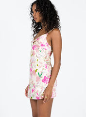 Marilyn Mini Dress Floral Multi