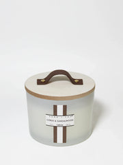 Citrus & Sandalwood 12 oz scented candle