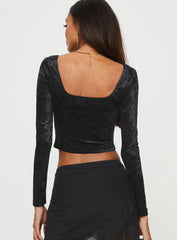 Brako Long Sleeve Top Black