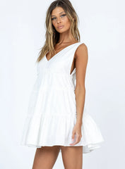 Rosetta Mini Dress White