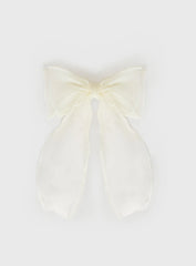 Emorie Hair Bow White