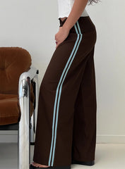 Wendi Tipping Suit Pant Brown / Blue