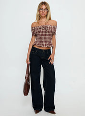 Tidal Wave Low Rise Straight Leg Jeans Raw Denim
