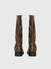 Wrecked Western Boots Brown