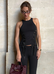 Bisous Top Black