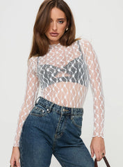 Liedman Long Sleeve Bodysuit White