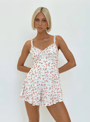 Thunderclouds Romper Pink Floral