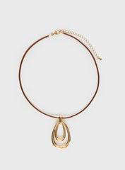 Neroli Necklace Gold Brown