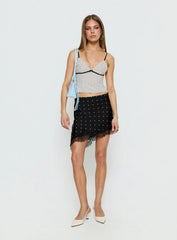 Audreana Cami Top White Polka