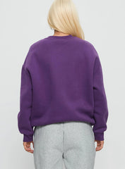 NYU Offside Crewneck Sweatshirt Purple