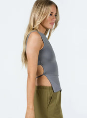 Uzo Top Grey