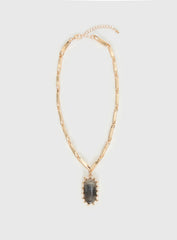 Read Your Mind Pendant Necklace Gold
