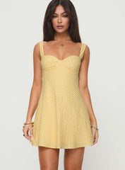 Mcbeath Mini Dress Yellow