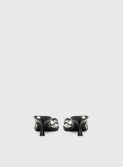 For The Rush Kitten Heels Black Polka