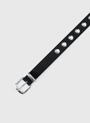 Nikoli Stud Belt Black Silver